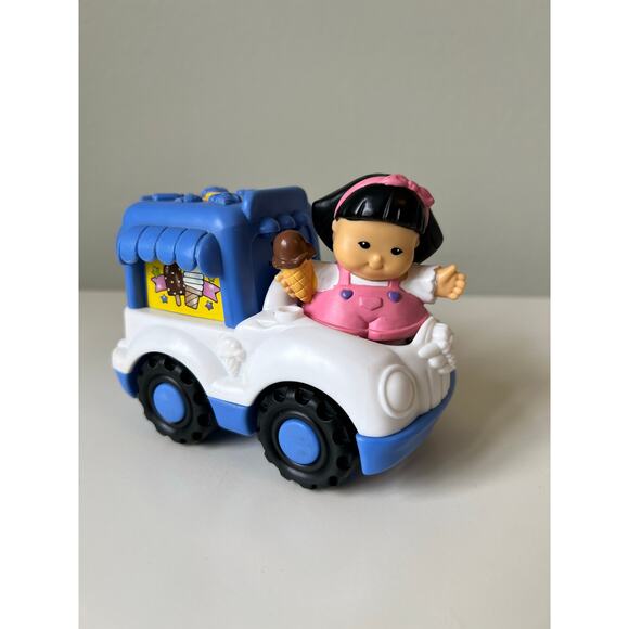 Fisher-Price Little Mia and Blue Ice Cream Truck Cream Cone 2003 Works - Picture 3 of 11